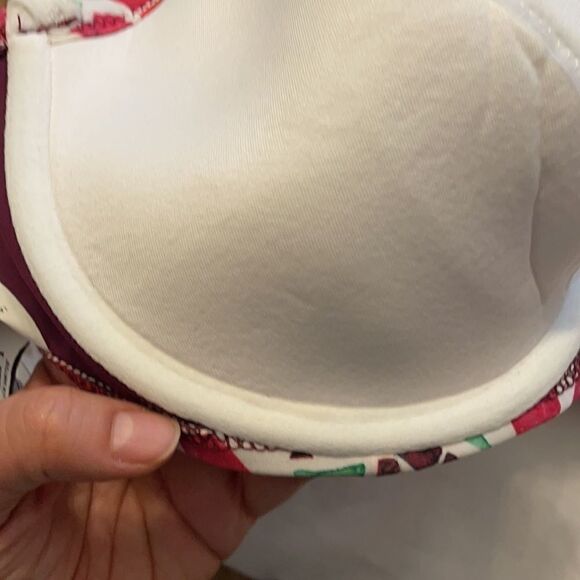 BECCASWIM MULTICOLOR BIKINI TOP.  NEW - Picture 8 of 9